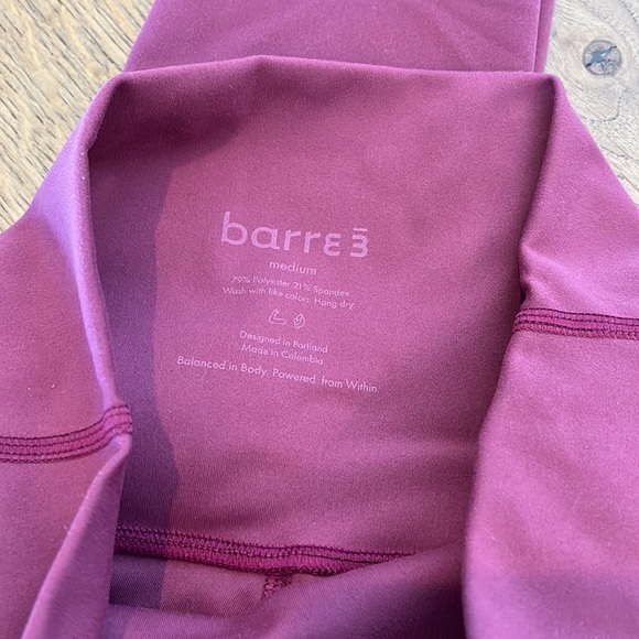 Barre3 medium leggings. Lot of 3. Pockets - Picture 5 of 9